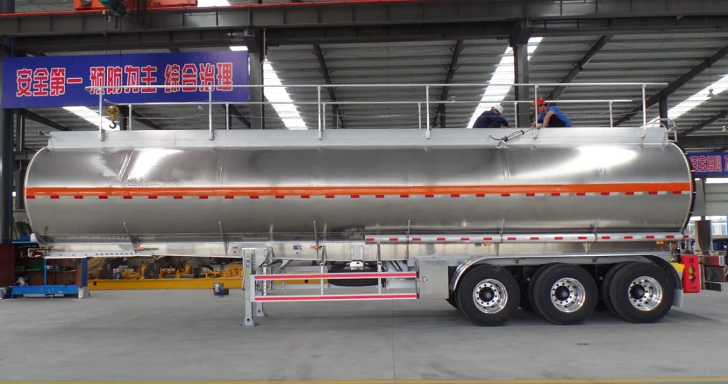 Heavy Duty Petro Delivery Tanker Trailer Gasoline Fuel Tank Trailers Gas Tanks Semi Truck Trailer
