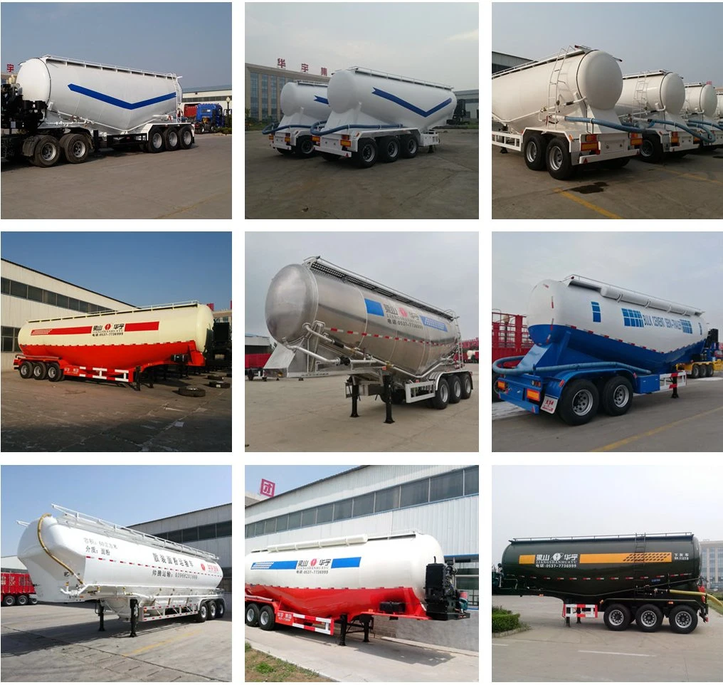 Dry Powder Trailer Powder Material Tanker Bulk Powder Tankers