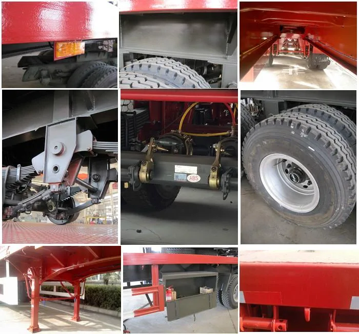 Factory Supply 3 Axle 60 Tons 70 Tons Carbon Steel Bulk Cargo Sidewall Semi Trailer