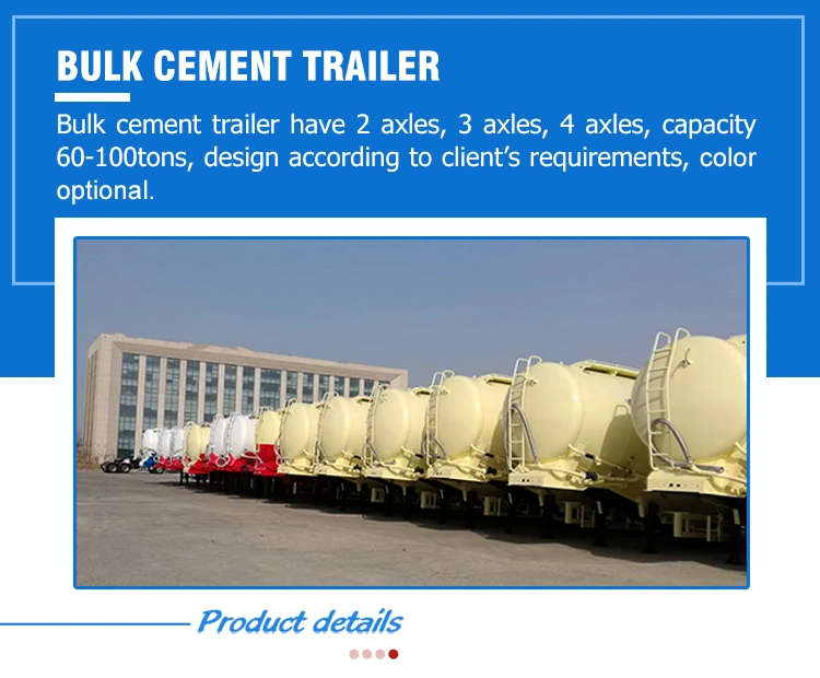 Used Low Price Bulk Cement Silo Trailer
