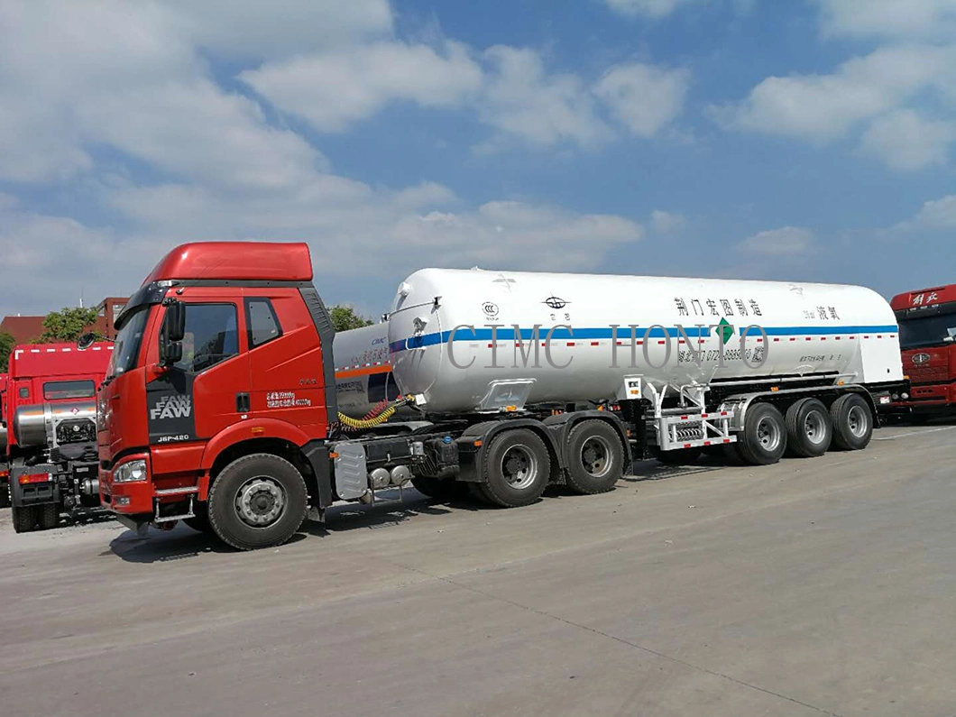 Liquid CO2 Nitrogen Tanker Semi Trailer for Sale