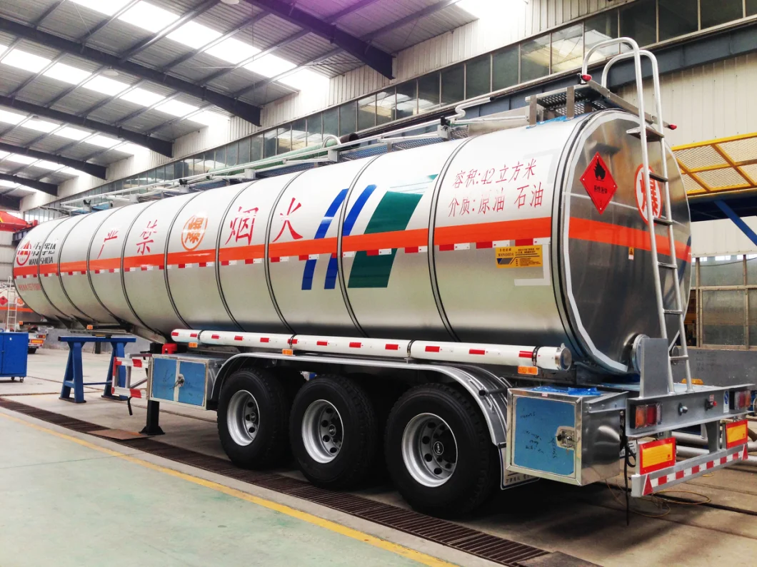 Heavy Duty Petro Delivery Tanker Trailer Gasoline Fuel Tank Trailers Gas Tanks Semi Truck Trailer