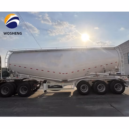 3 assi 30-40CBM compressore d'aria Bulker Carrier silo polvere materiale trasporto camion cisterna camion cisterna di cemento sfuso semirimorchio